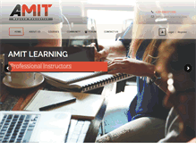 Tablet Screenshot of amit-learning.com